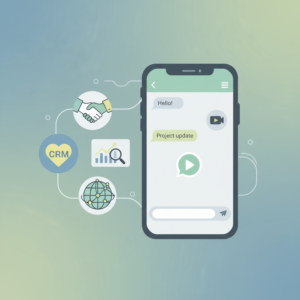 WhatsApp私域运营工具抽象插图