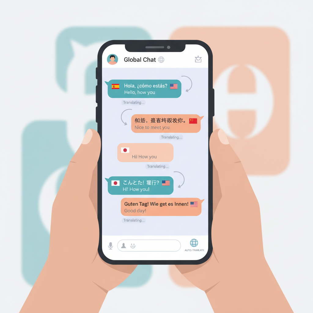 Instagram聊天实时翻译界面