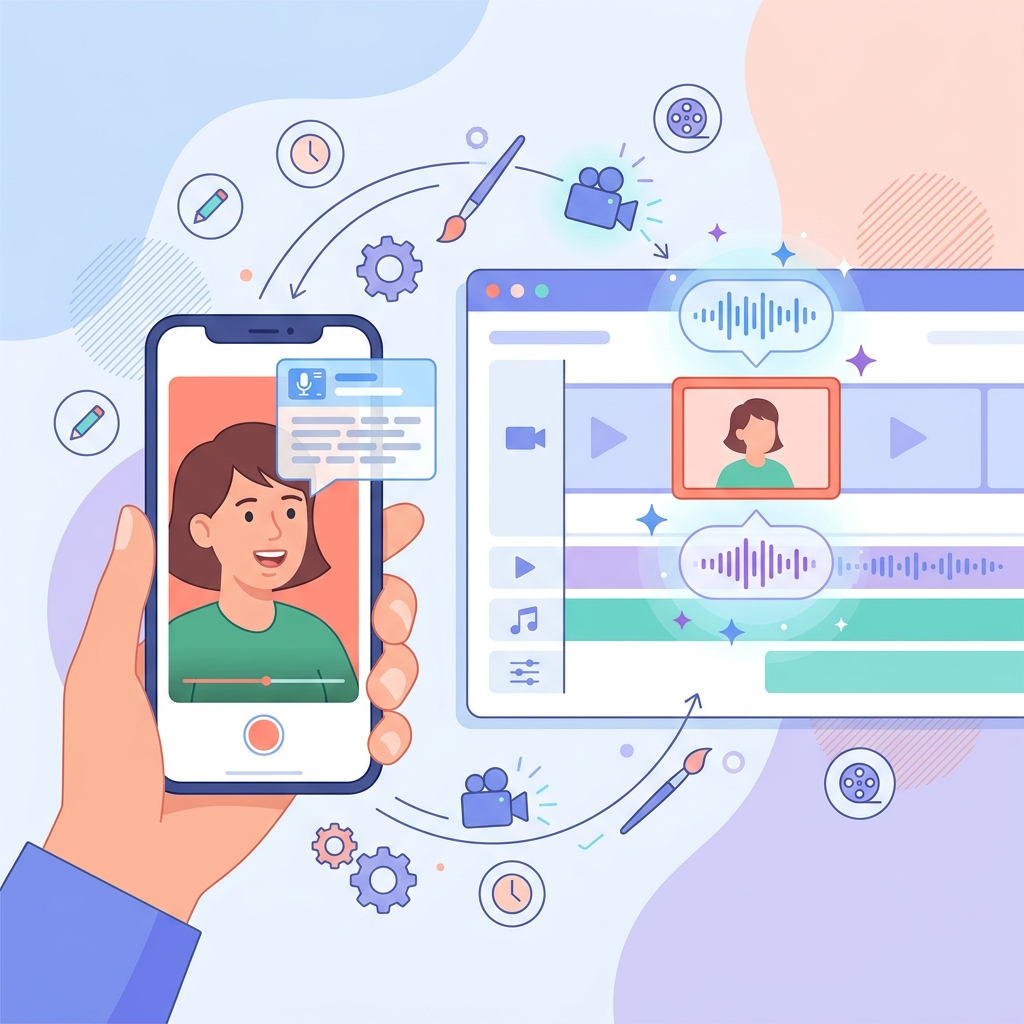 短视频编辑功能升级示意图